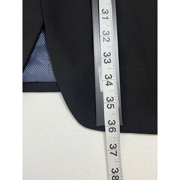 Oleg Cassini Men’s 44XL Wool Blazer Black Suit Jacket Sport Coat Classic Old Mon - Picture 5 of 11